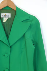1970S Statement Collar Jacket - Green S